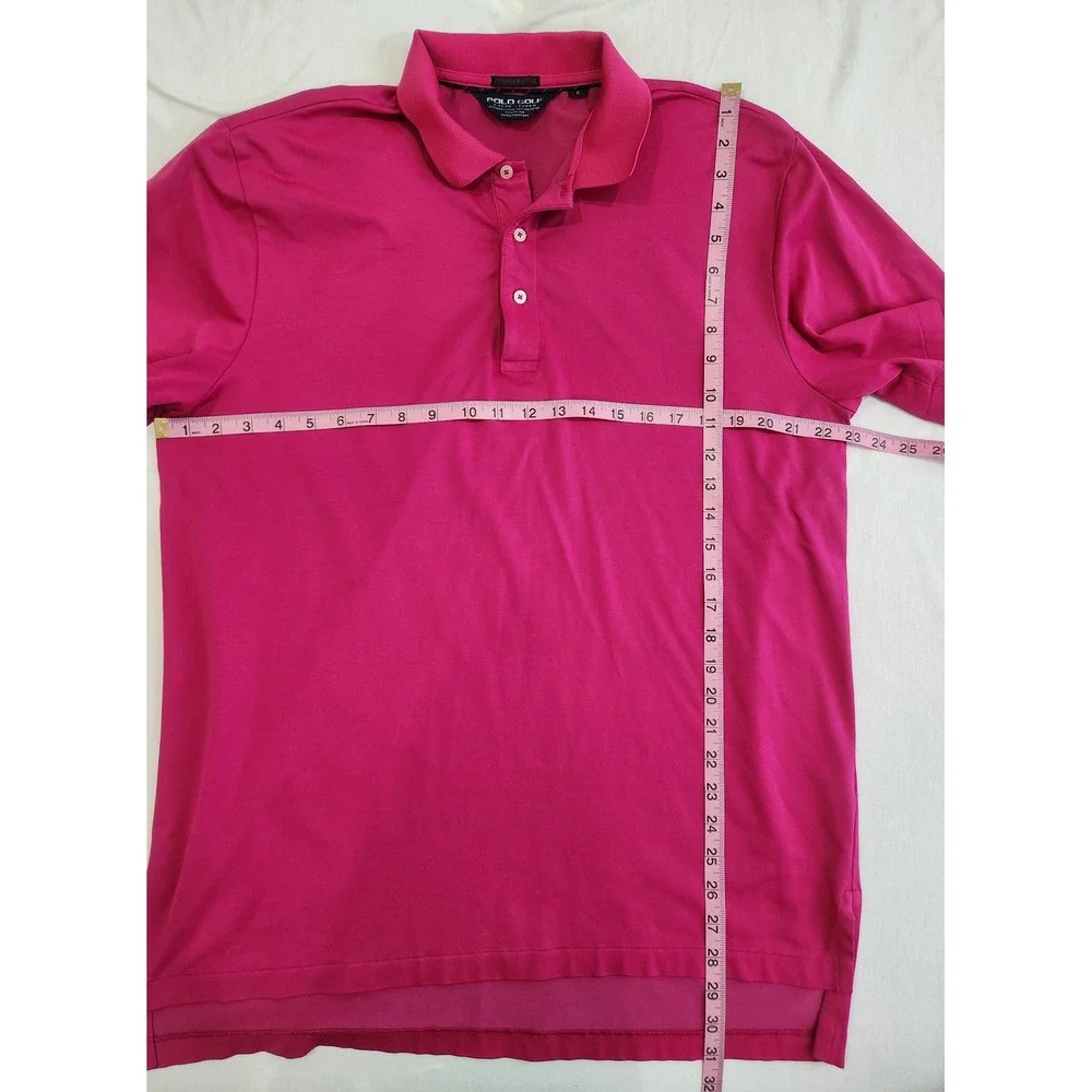Polo Golf Ralph Lauren Performance Pima Cotton Polo Shirt Violet‎ Red Mens L
